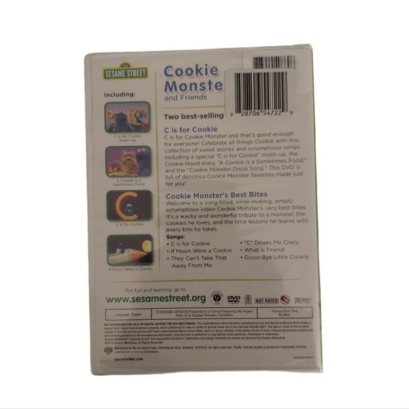 Sesame Street - Cookie Monster and Friends (DVD, 2014) - Picture 2 of 4